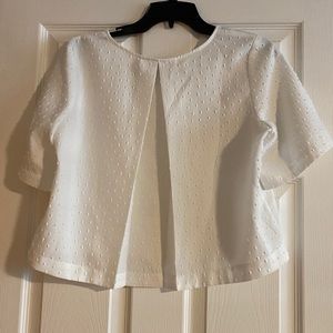 White Patterned Blouse